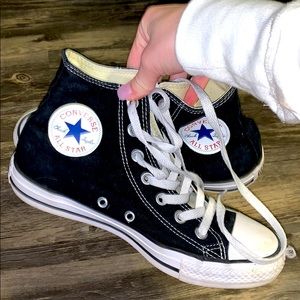 Black Converse high tops